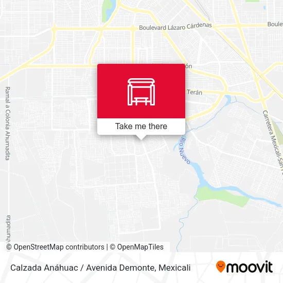 Mapa de Calzada Anáhuac / Avenida Demonte