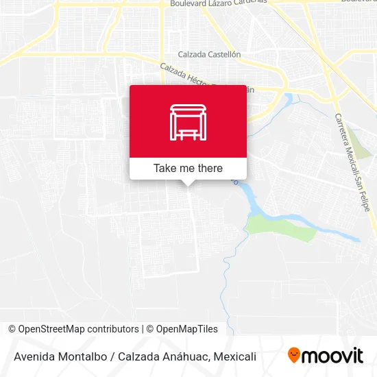 Mapa de Avenida Montalbo / Calzada Anáhuac