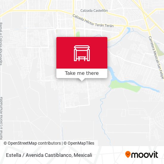 Mapa de Estella / Avenida Castiblanco