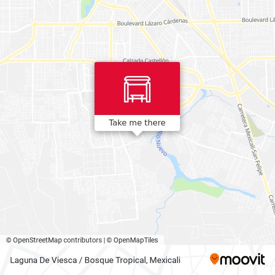 Laguna De Viesca / Bosque Tropical map