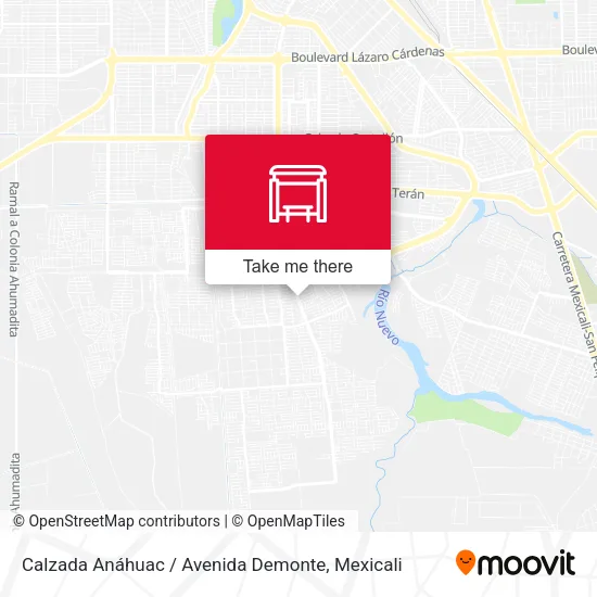 Mapa de Calzada Anáhuac / Avenida Demonte
