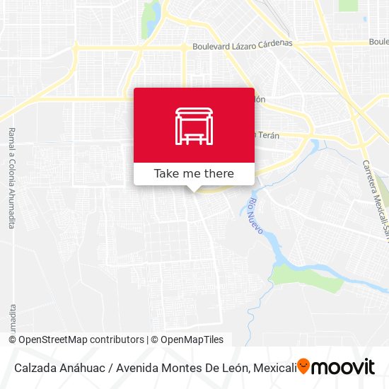 Calzada Anáhuac / Avenida Montes De León map