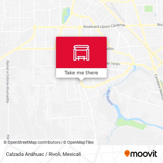 Calzada Anáhuac / Rivoli map