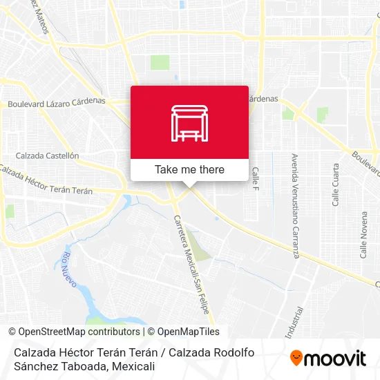 Mapa de Calzada Héctor Terán Terán / Calzada Rodolfo Sánchez Taboada