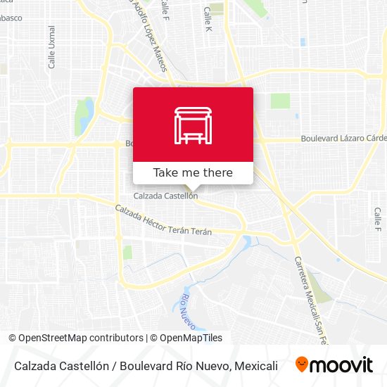 Calzada Castellón / Boulevard Río Nuevo map