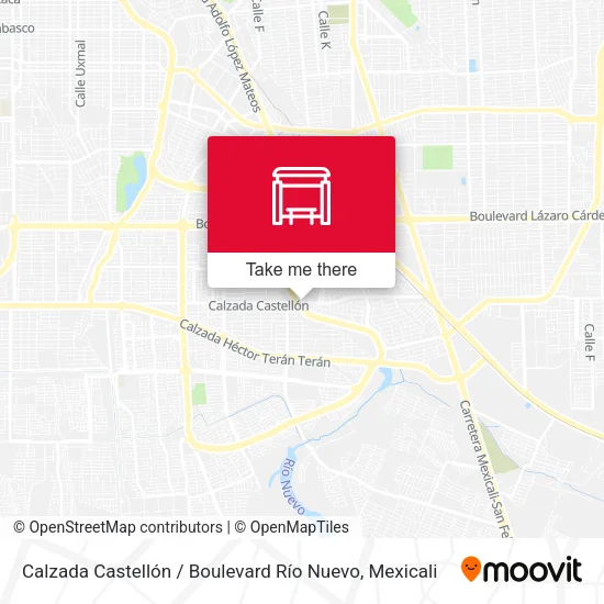 Mapa de Calzada Castellón / Boulevard Río Nuevo