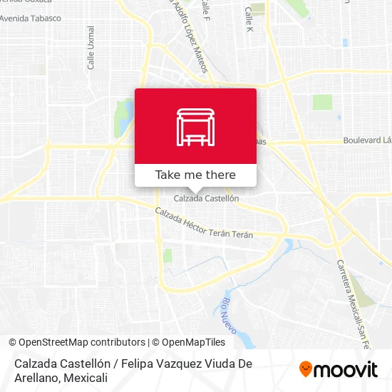 Mapa de Calzada Castellón / Felipa Vazquez Viuda De Arellano