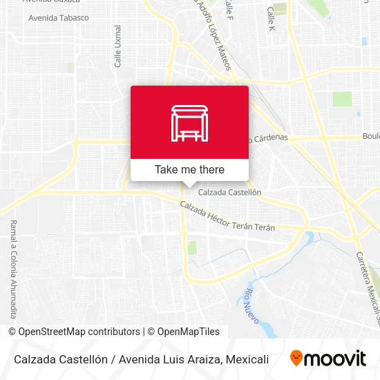 Mapa de Calzada Castellón / Avenida Luis Araiza