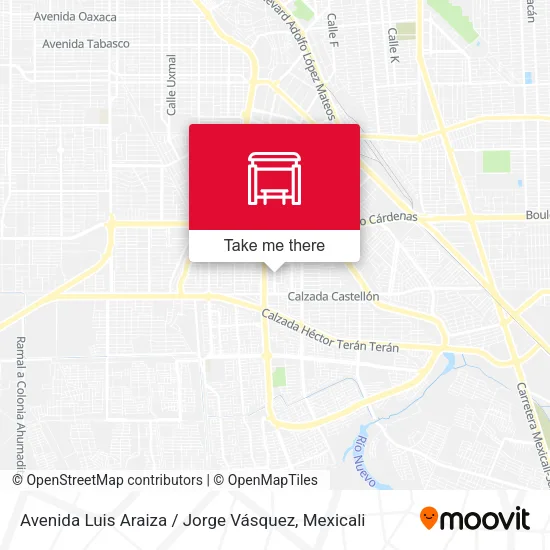 Avenida Luis Araiza / Jorge Vásquez map