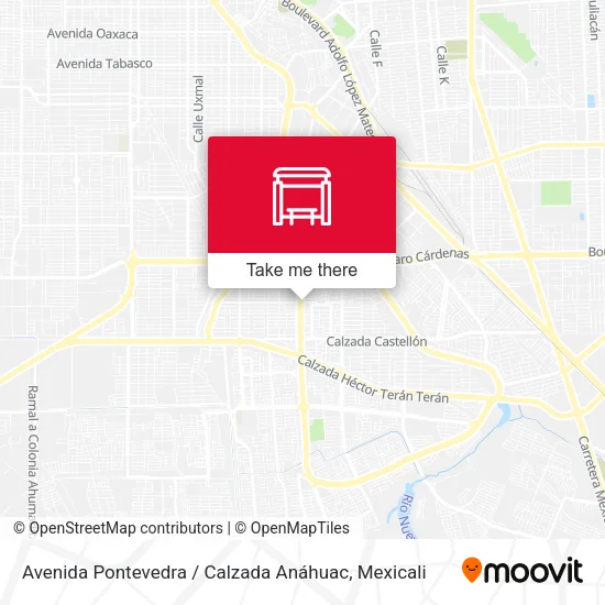 Mapa de Avenida Pontevedra / Calzada Anáhuac