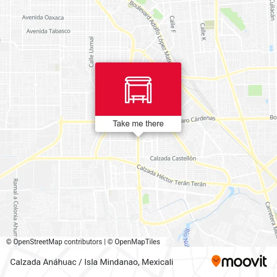 Mapa de Calzada Anáhuac / Isla Mindanao