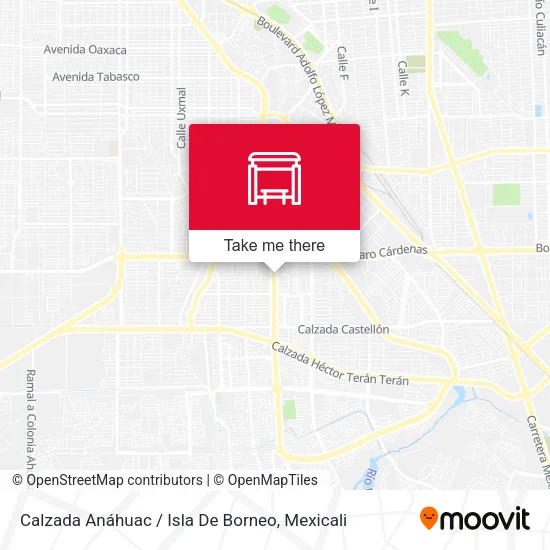 Mapa de Calzada Anáhuac / Isla De Borneo