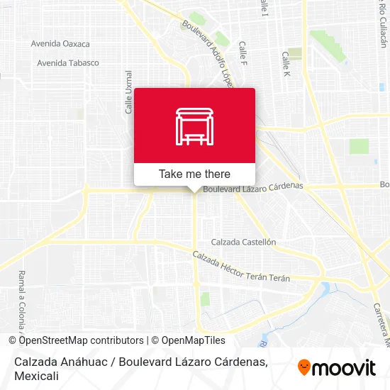 Mapa de Calzada Anáhuac / Boulevard Lázaro Cárdenas