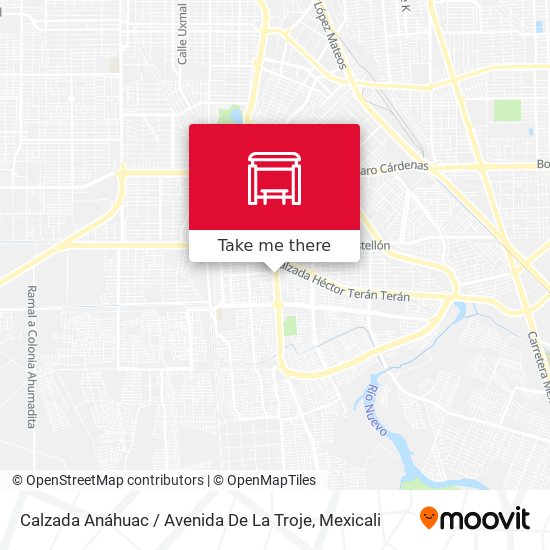 Calzada Anáhuac / Avenida De La Troje map