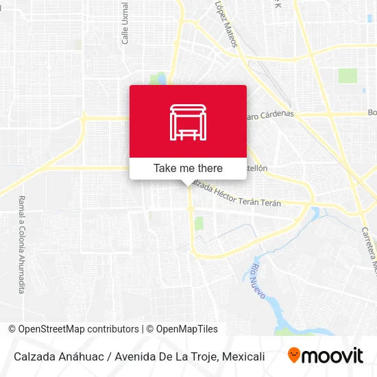 Mapa de Calzada Anáhuac / Avenida De La Troje