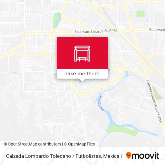 Calzada Lombardo Toledano / Futbolistas map