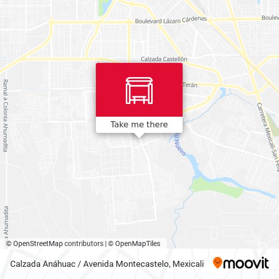 Mapa de Calzada Anáhuac / Avenida Montecastelo