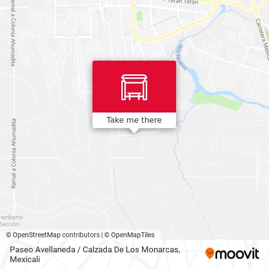 Mapa de Paseo Avellaneda / Calzada De Los Monarcas