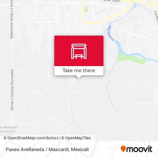 Paseo Avellaneda / Mascardi map