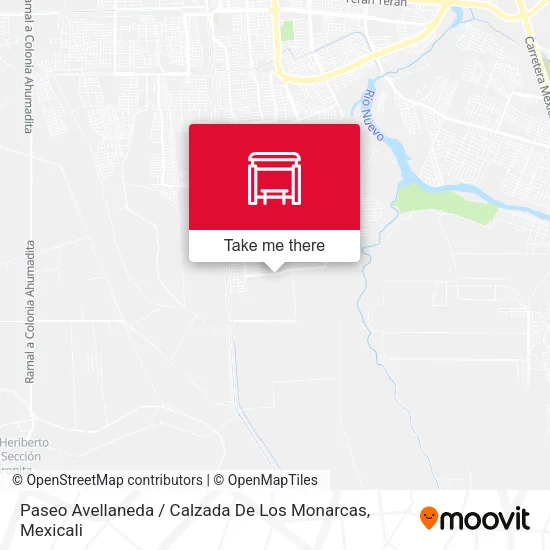 Paseo Avellaneda / Calzada De Los Monarcas map