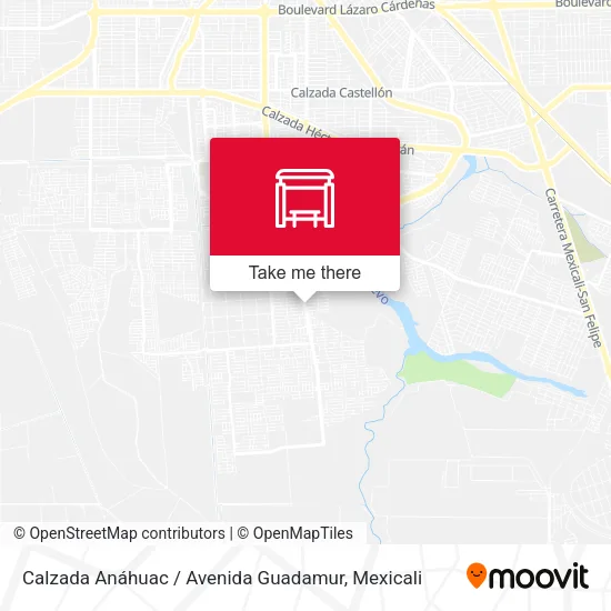 Mapa de Calzada Anáhuac / Avenida Guadamur