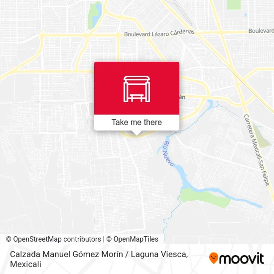 Mapa de Calzada Manuel Gómez Morín / Laguna Viesca
