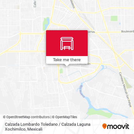 Mapa de Calzada Lombardo Toledano / Calzada Laguna Xochimilco