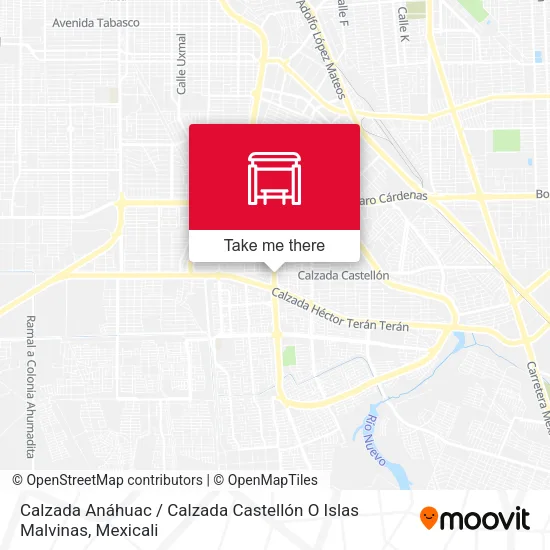 Mapa de Calzada Anáhuac / Calzada Castellón O Islas Malvinas
