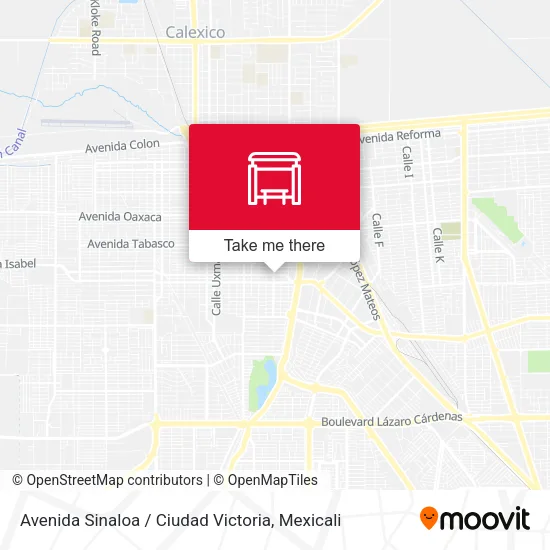 Mapa de Avenida Sinaloa / Ciudad Victoria
