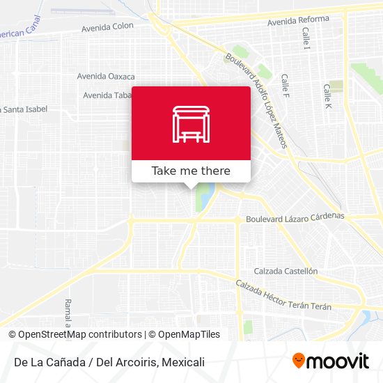 Mapa de De La Cañada / Del Arcoiris