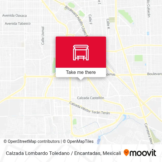 Calzada Lombardo Toledano / Encantadas map