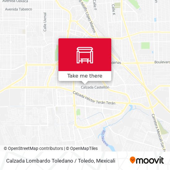 Calzada Lombardo Toledano / Toledo map