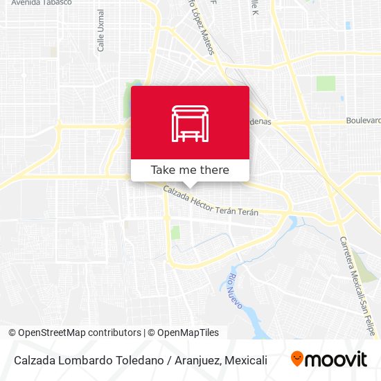 Calzada Lombardo Toledano / Aranjuez map