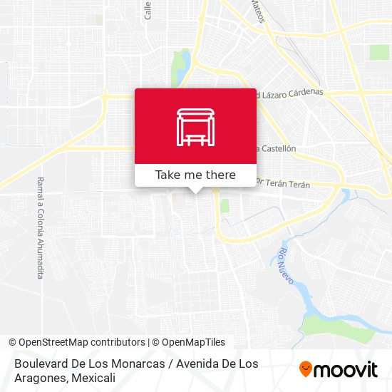 Mapa de Boulevard De Los Monarcas / Avenida De Los Aragones