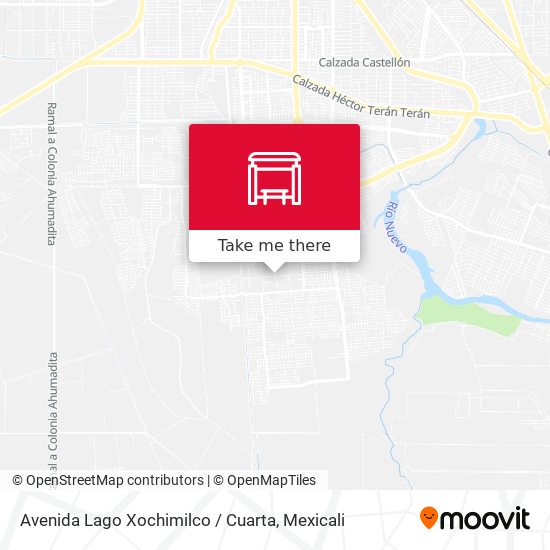 Avenida Lago Xochimilco / Cuarta map