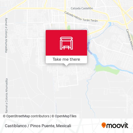 Castiblanco / Pinos Puente map