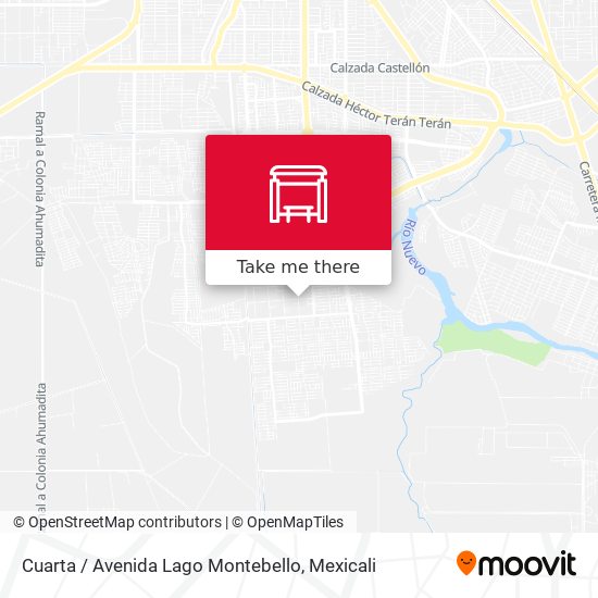 Cuarta / Avenida Lago Montebello map