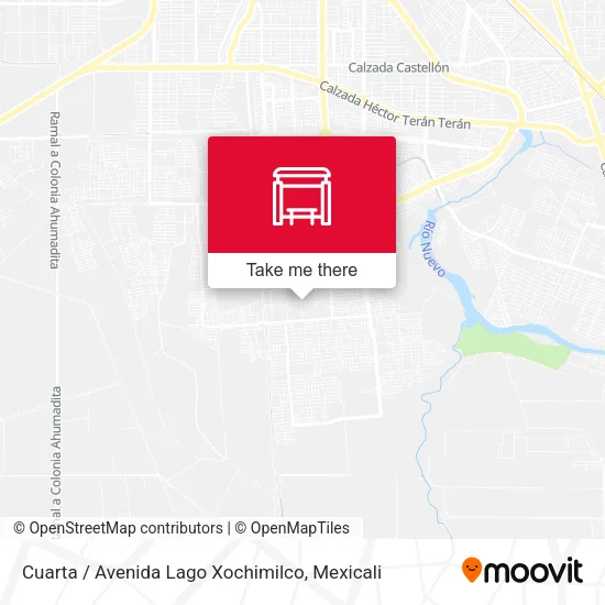 Mapa de Cuarta / Avenida Lago Xochimilco
