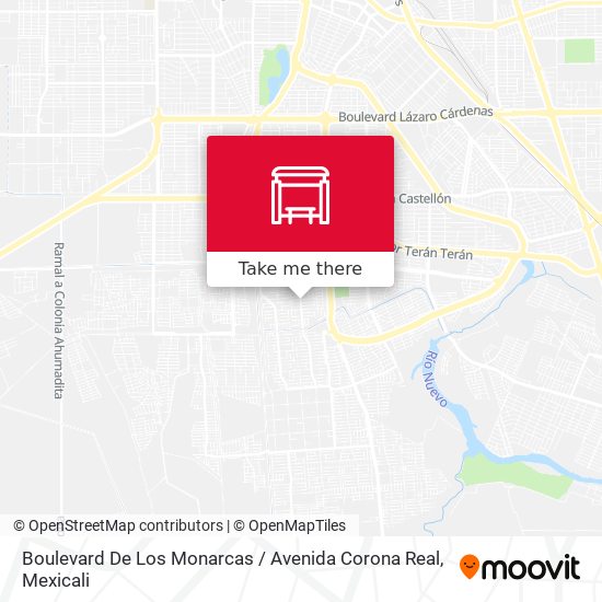 Boulevard De Los Monarcas / Avenida Corona Real map