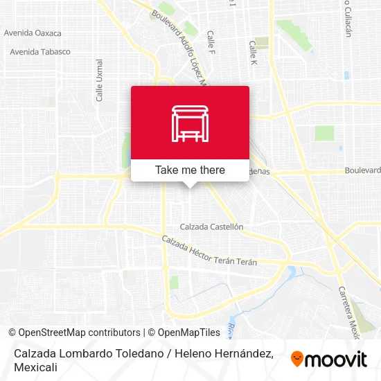Mapa de Calzada Lombardo Toledano / Heleno Hernández