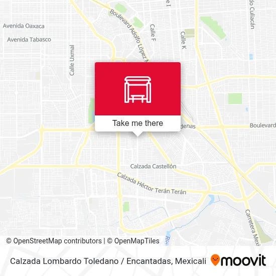 Calzada Lombardo Toledano / Encantadas map
