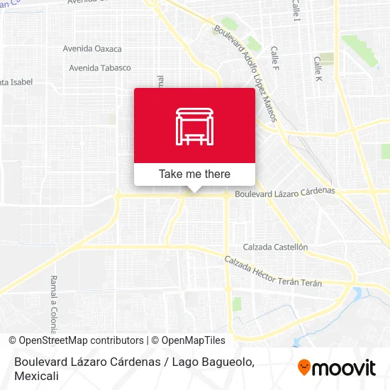 Mapa de Boulevard Lázaro Cárdenas / Lago Bagueolo