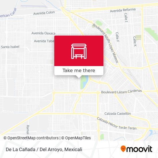 De La Cañada / Del Arroyo map