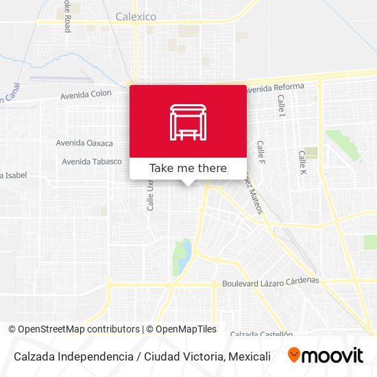 Calzada Independencia / Ciudad Victoria map