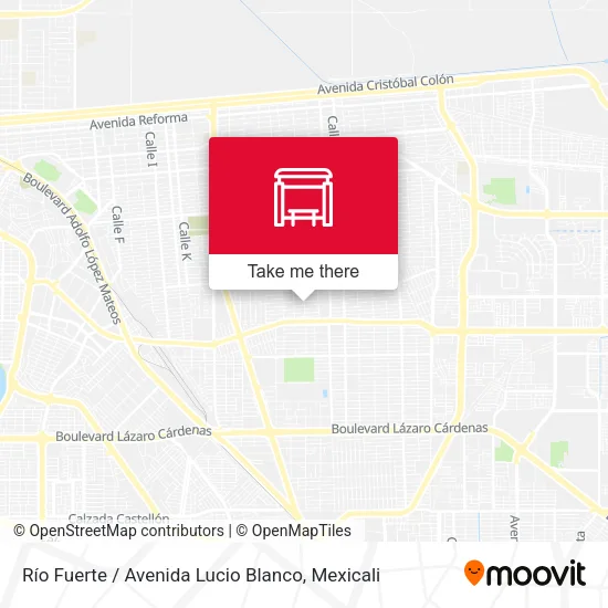 Mapa de Río Fuerte / Avenida Lucio Blanco