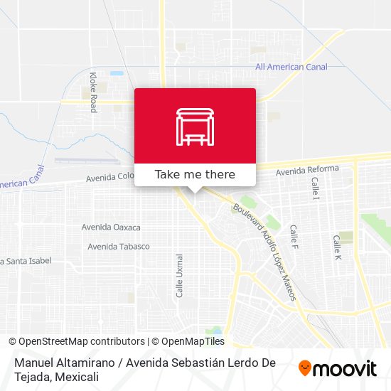 Manuel Altamirano / Avenida Sebastián Lerdo De Tejada map