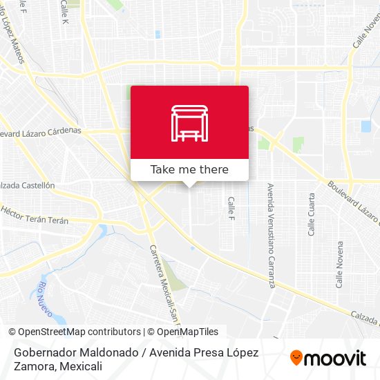 Gobernador Maldonado / Avenida Presa López Zamora map