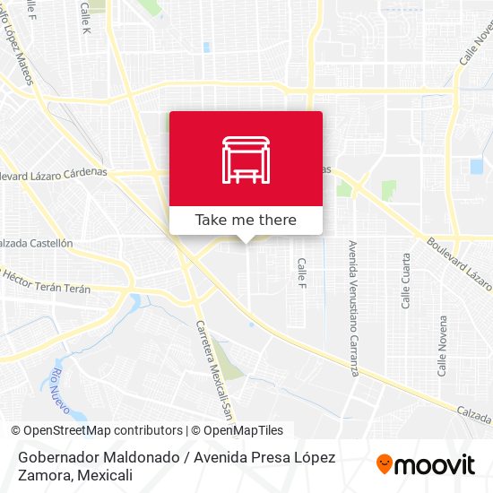 Gobernador Maldonado / Avenida Presa López Zamora map