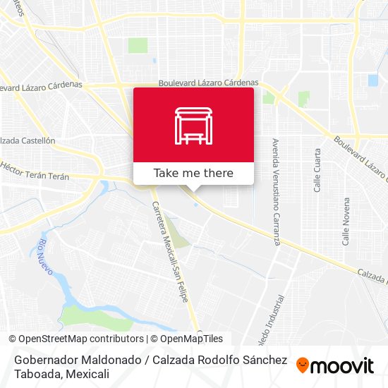 Gobernador Maldonado / Calzada Rodolfo Sánchez Taboada map