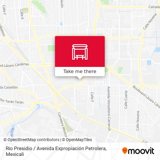 Río Presidio / Avenida Expropiación Petrolera map